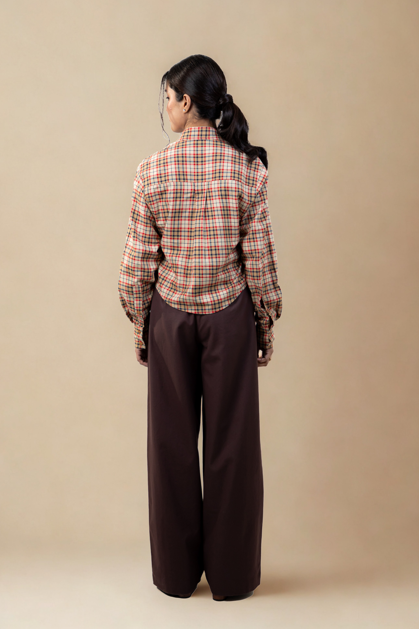 Crop Shirt | Vintage Checks