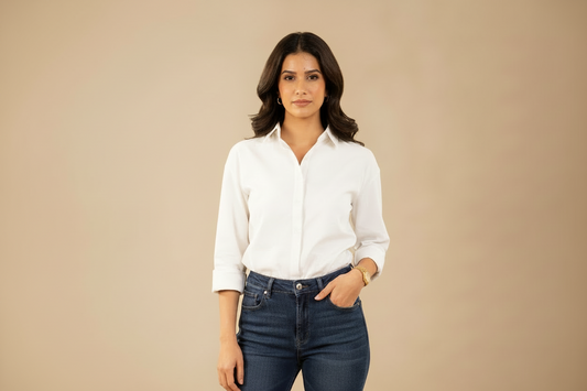 Oxford Shirt | Classic White | Cotton
