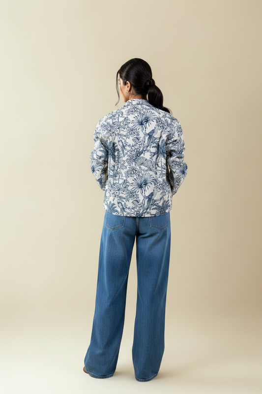 Drift Jacket | Wild Indigo | Jacquard