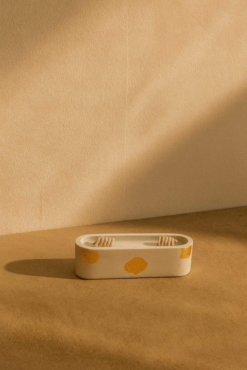 White Gold Leaf Twin Wick Candle