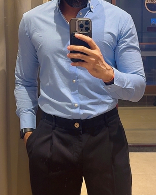 Mayfair Shirt | Powder Blue
