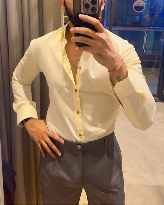 Mayfair Shirt | Warm Vanilla