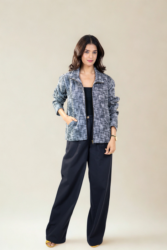 Drift Jacket | Checkered | Jacquard Fabric