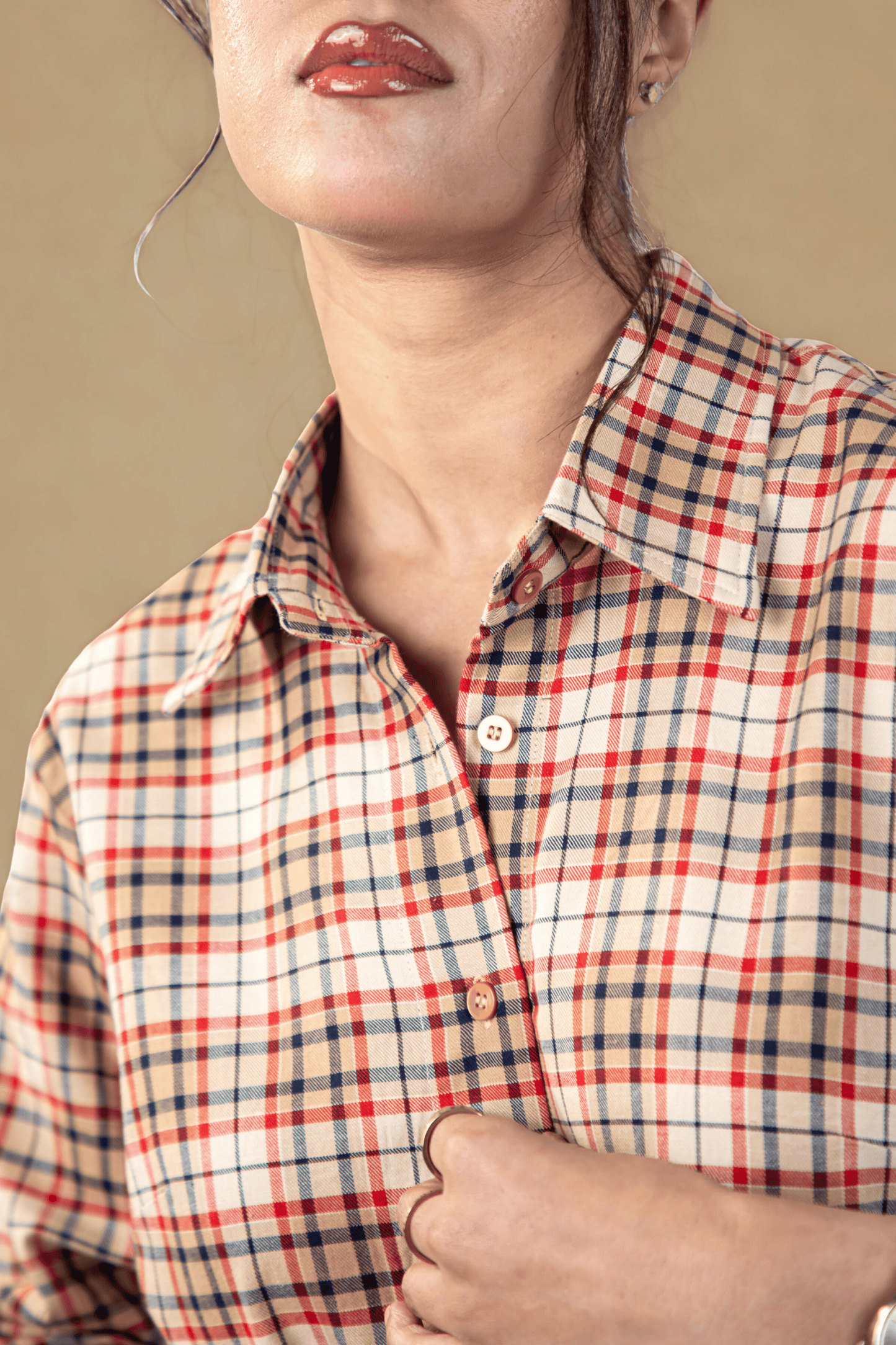 Crop Shirt | Vintage Checks