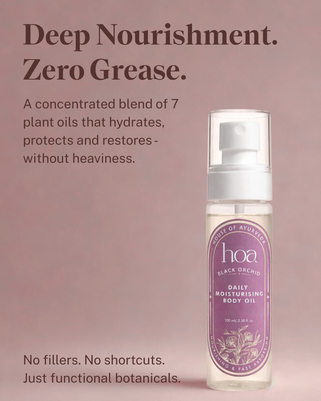 Black Orchid Daily Moisturising Body Oil