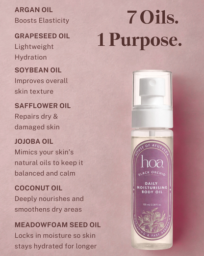 Black Orchid Daily Moisturising Body Oil