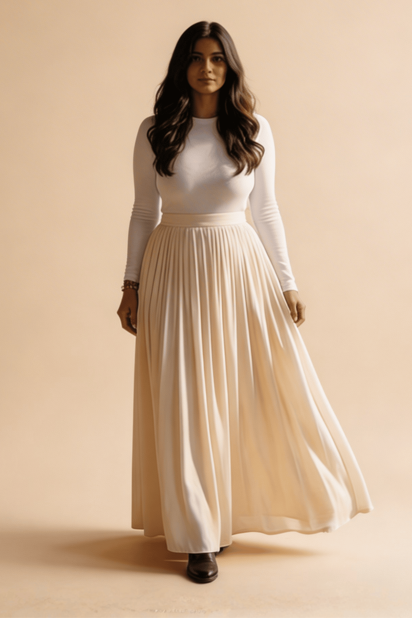 Josephine Skirt | Vanilla | Banana Fabric