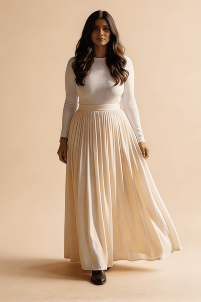 Josephine Skirt | Vanilla | Banana Fabric