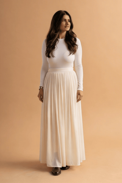 Josephine Skirt | Vanilla | Banana Fabric