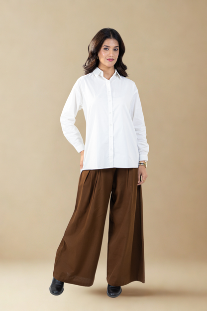 Oxford Shirt | Classic White | Cotton poplin