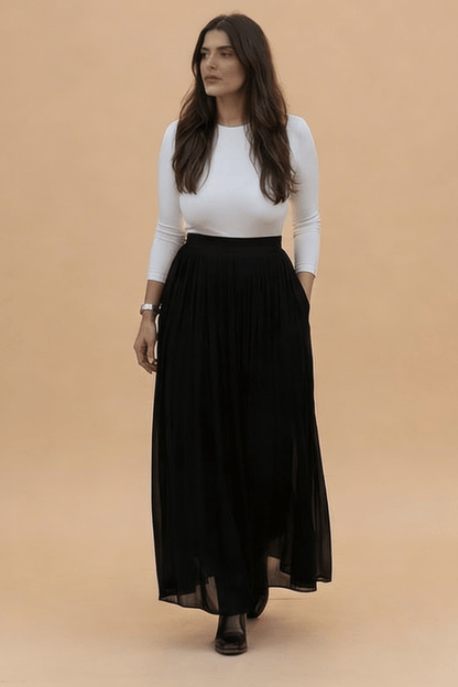 Josephine Skirt | Black Beauty | Banana Fabric