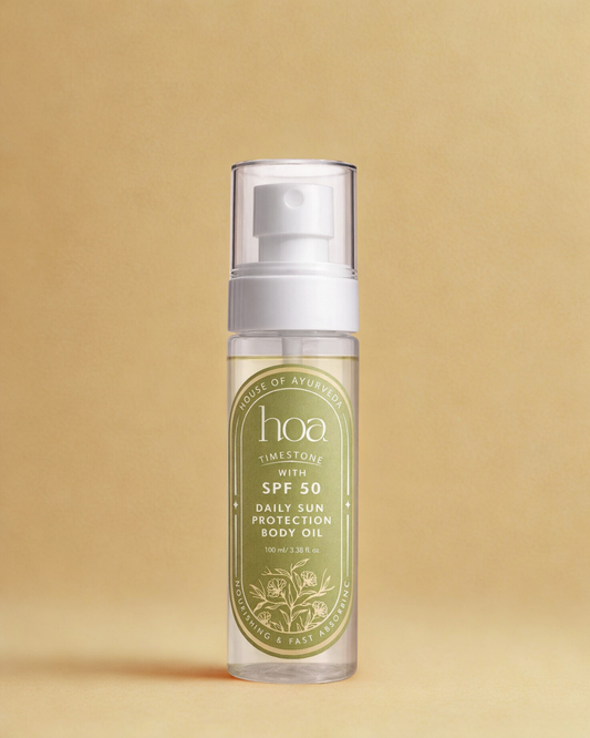 Time Stone SPF 50 Body Oil – Hydrating Glow & Sun Protection