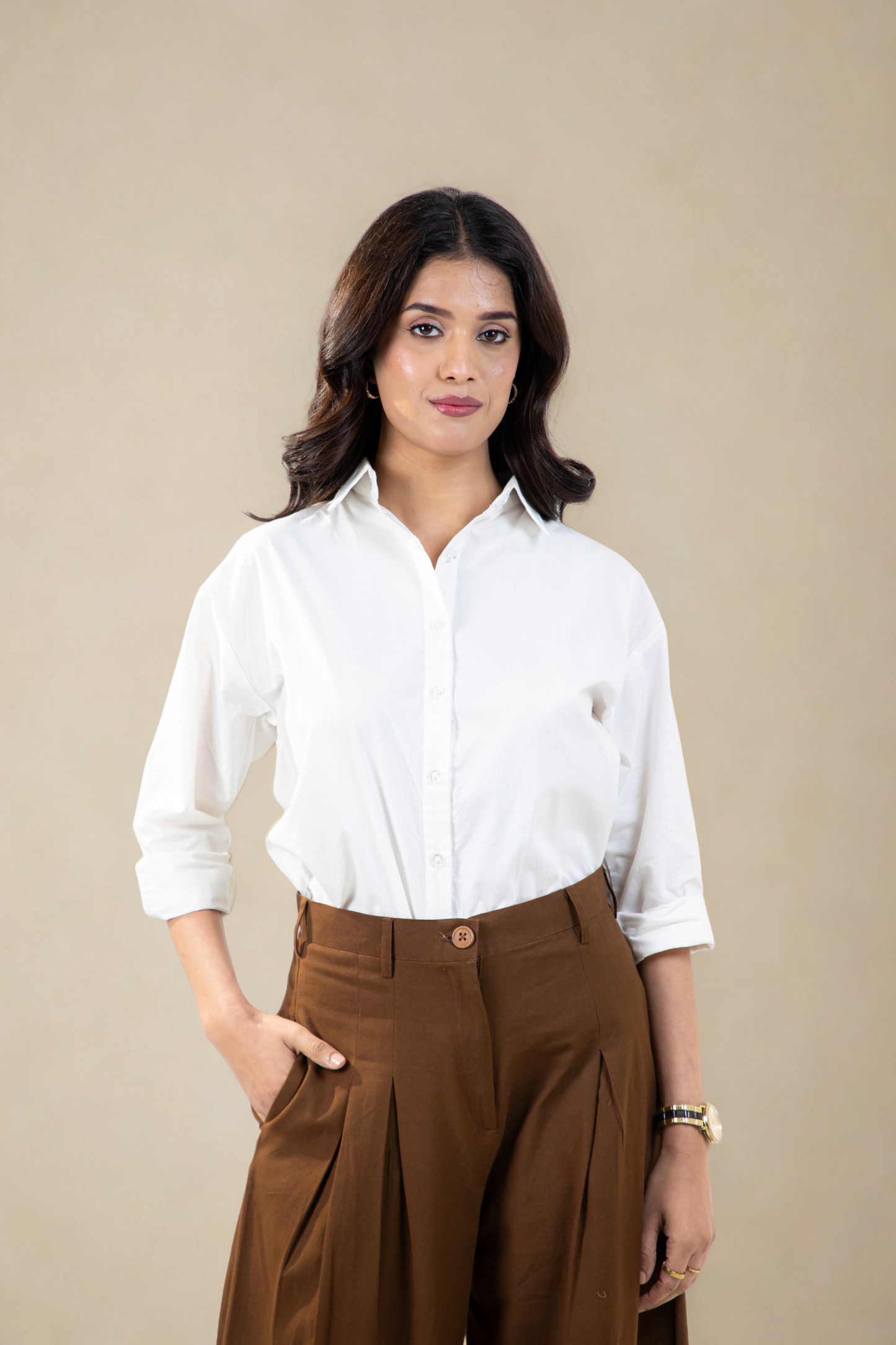 Oxford Shirt | Classic White | Cotton poplin