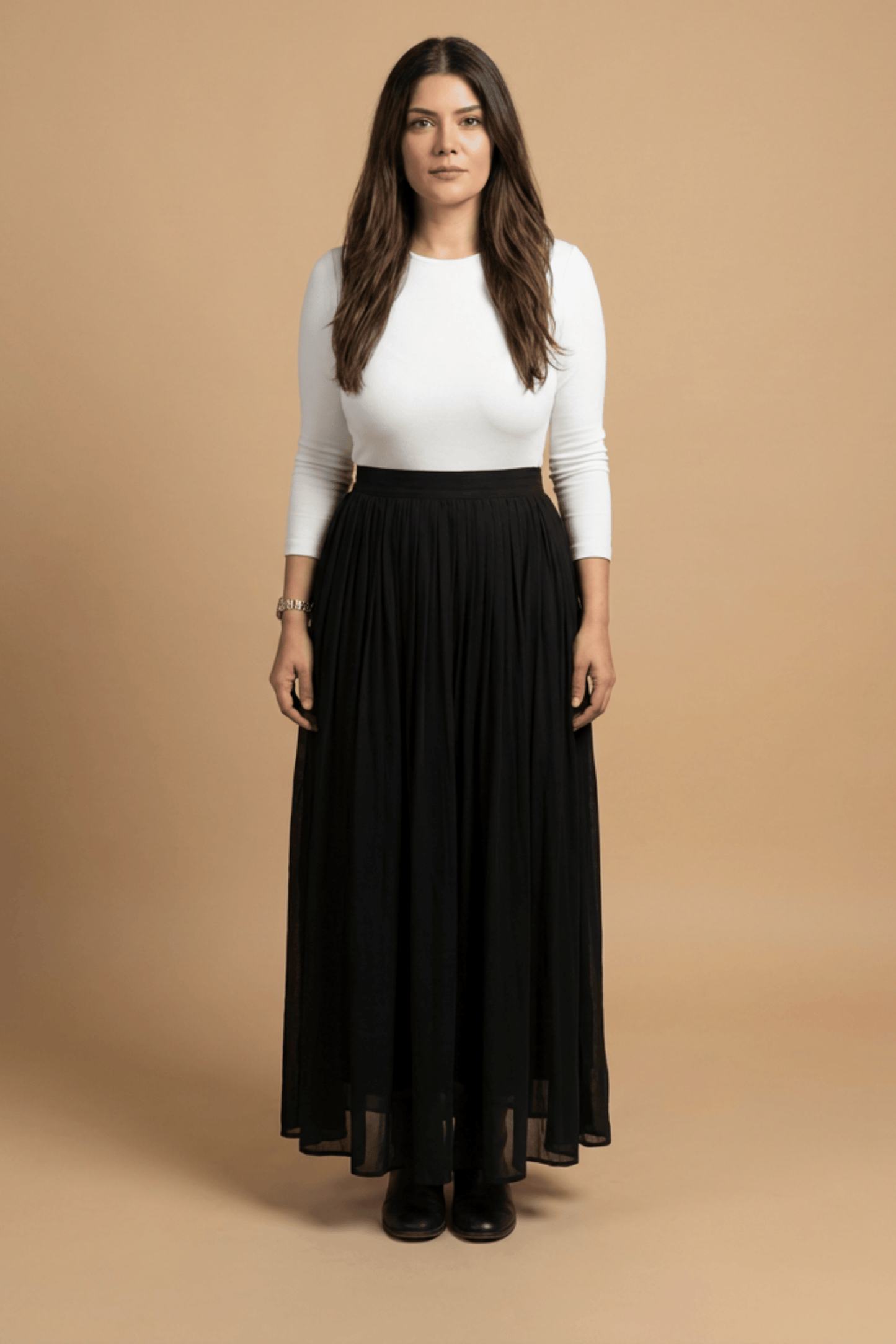 Josephine Skirt | Black Beauty | Banana Fabric