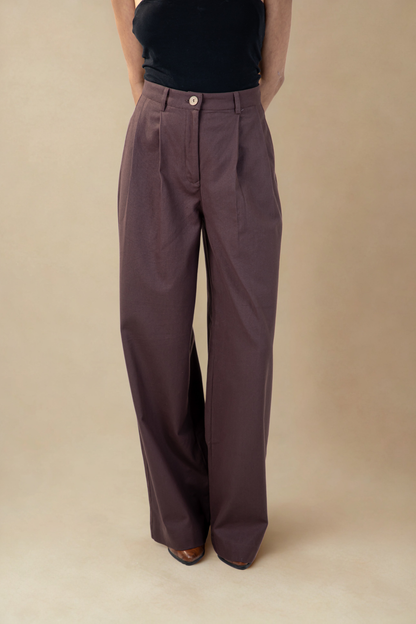 Gangnam Pants | Bitter Chocolate | Organic Cotton Canvas