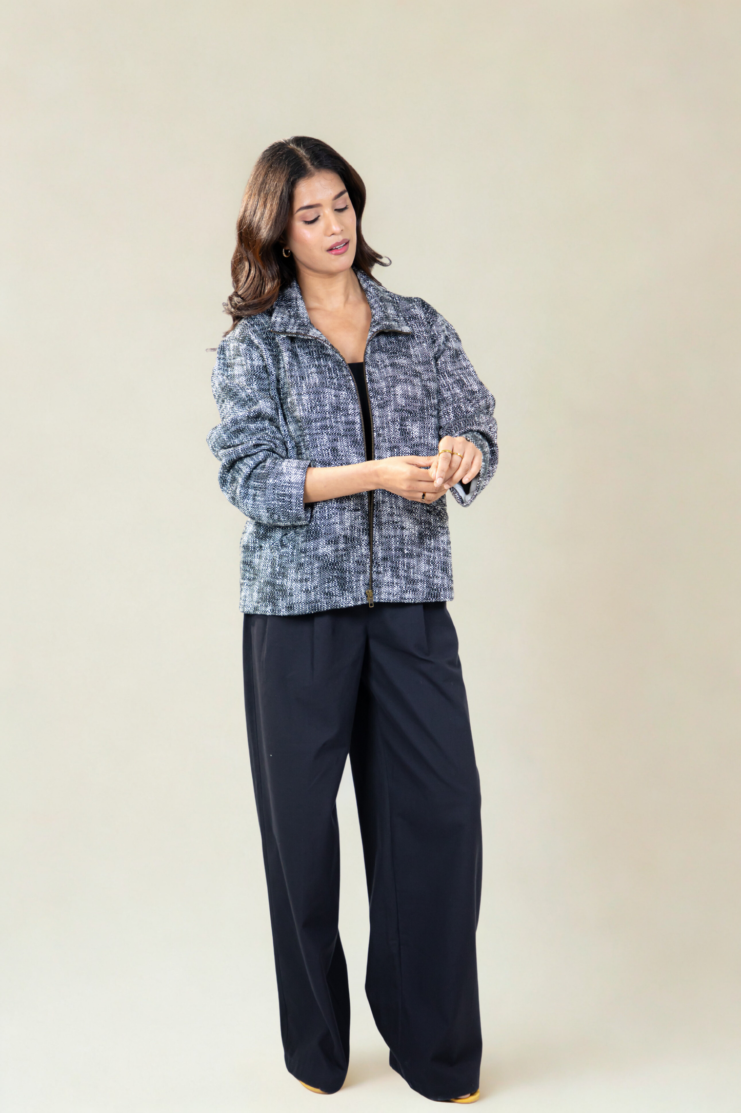 Drift Jacket - Checkered | Jacquard Fabric