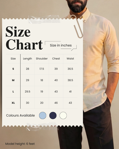 Mayfair Shirt | Warm Vanilla | Organic Cotton