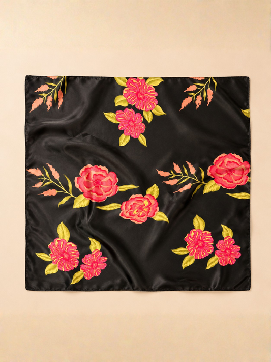 Midnight Bloom Scarf