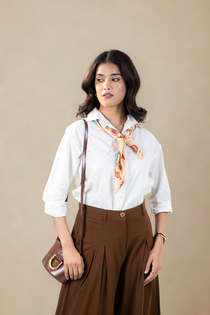 Oxford Shirt | Classic White | Cotton poplin