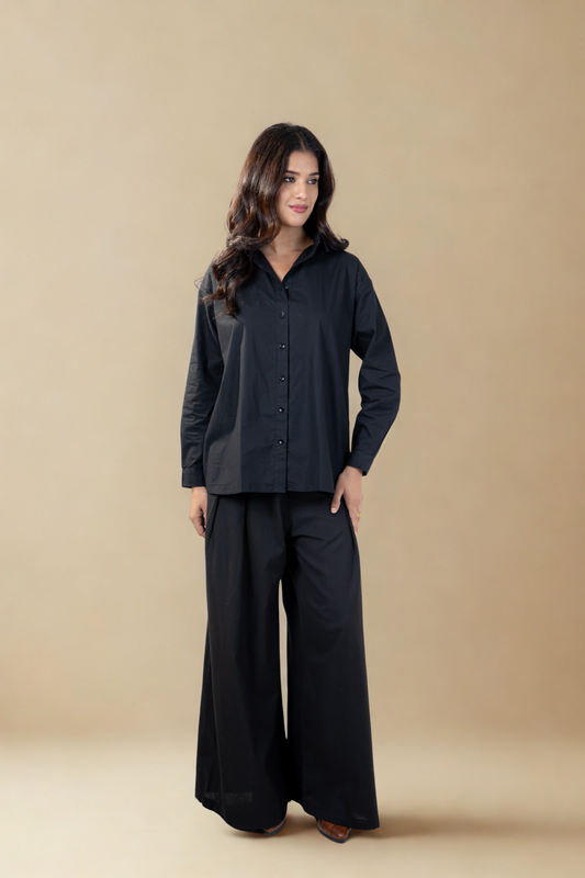 Oxford Shirt | Classic Black | Cotton