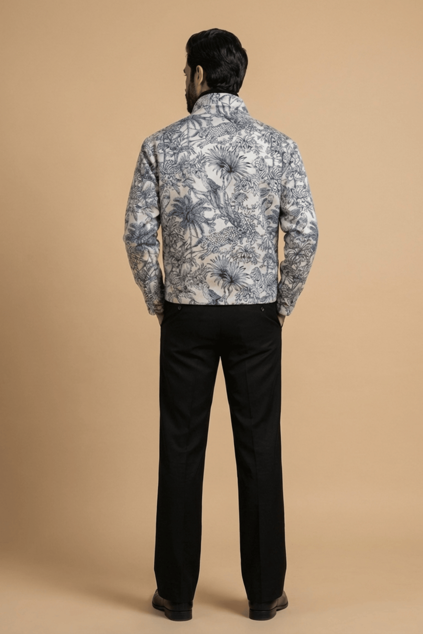 Drift Jacket - Wild Indigo | Jacquard Fabric