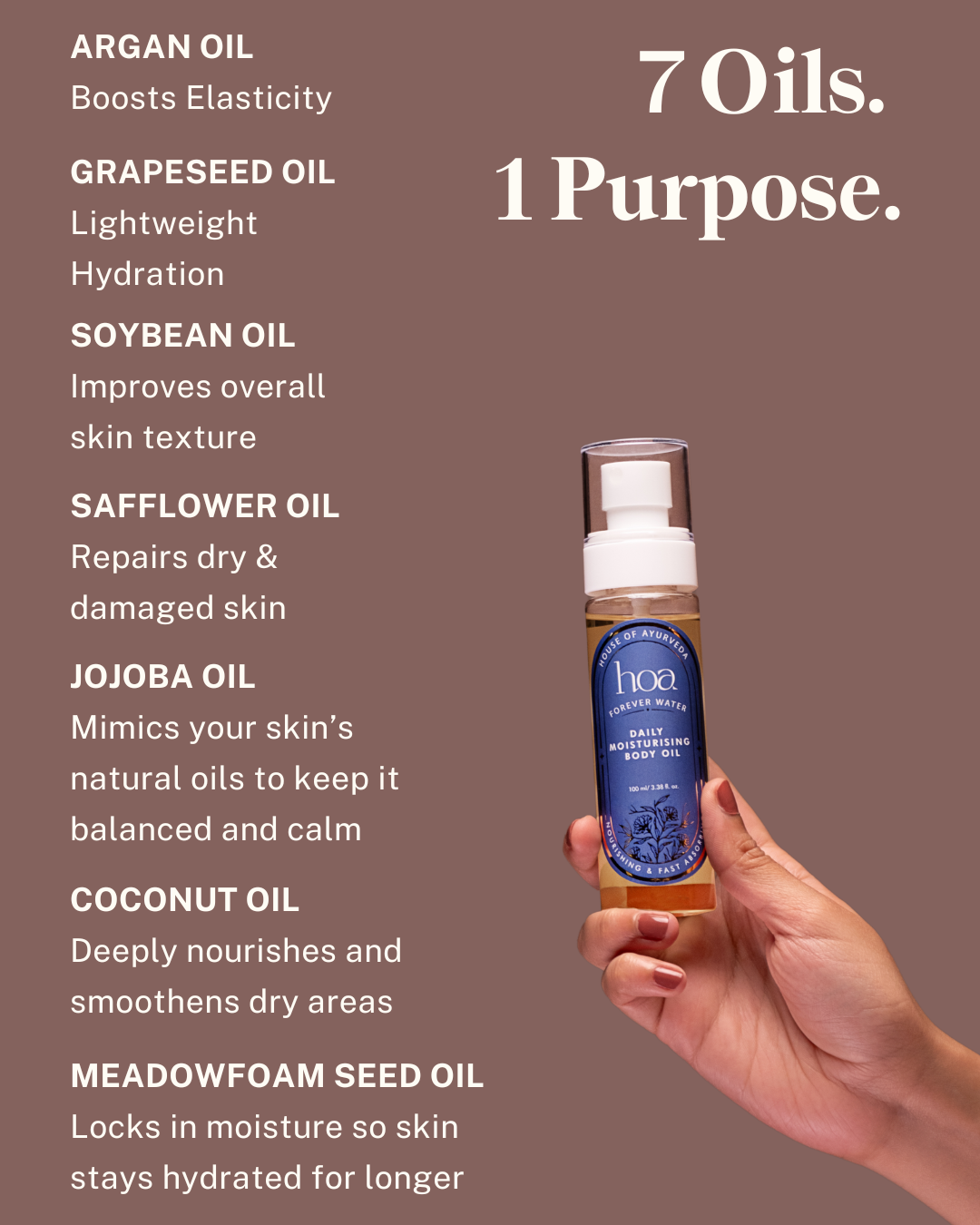 HOA Forever Water Daily Moisturising Body Oil