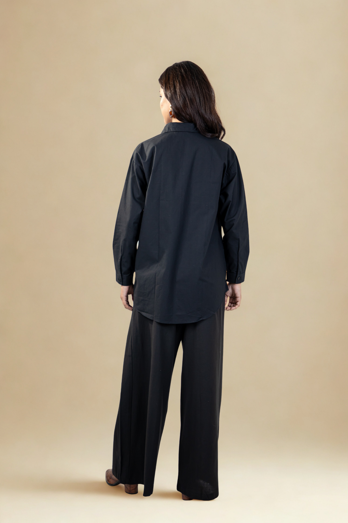 Oxford Shirt | Classic Black | Cotton poplin