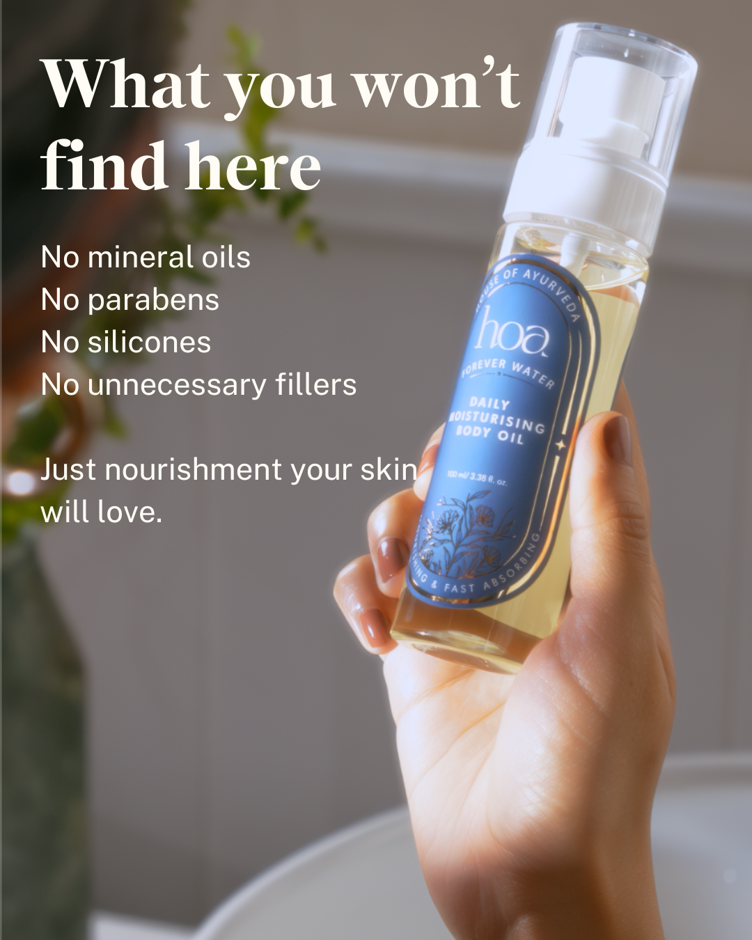 HOA Forever Water Daily Moisturising Body Oil