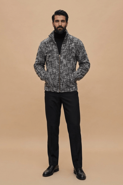 Drift Jacket - Checkered | Jacquard fabric