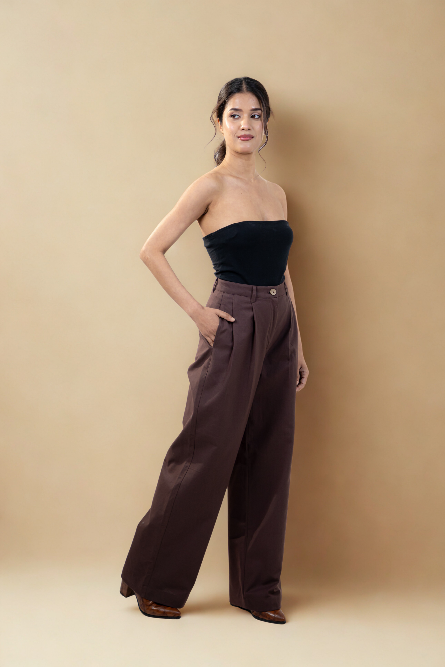 Gangnam Pants | Bitter Chocolate | Organic Cotton Canvas