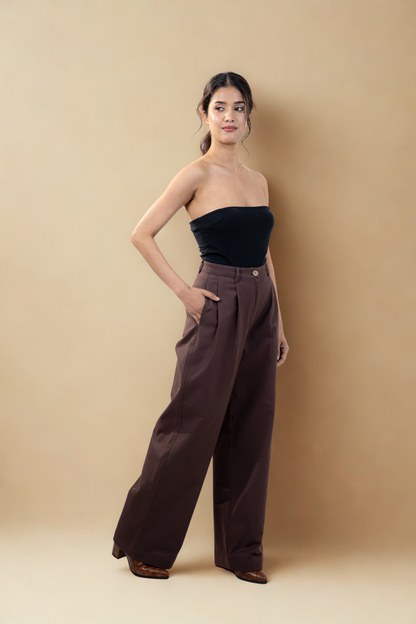 Gangnam Pants | Bitter Chocolate | Organic Cotton Canvas