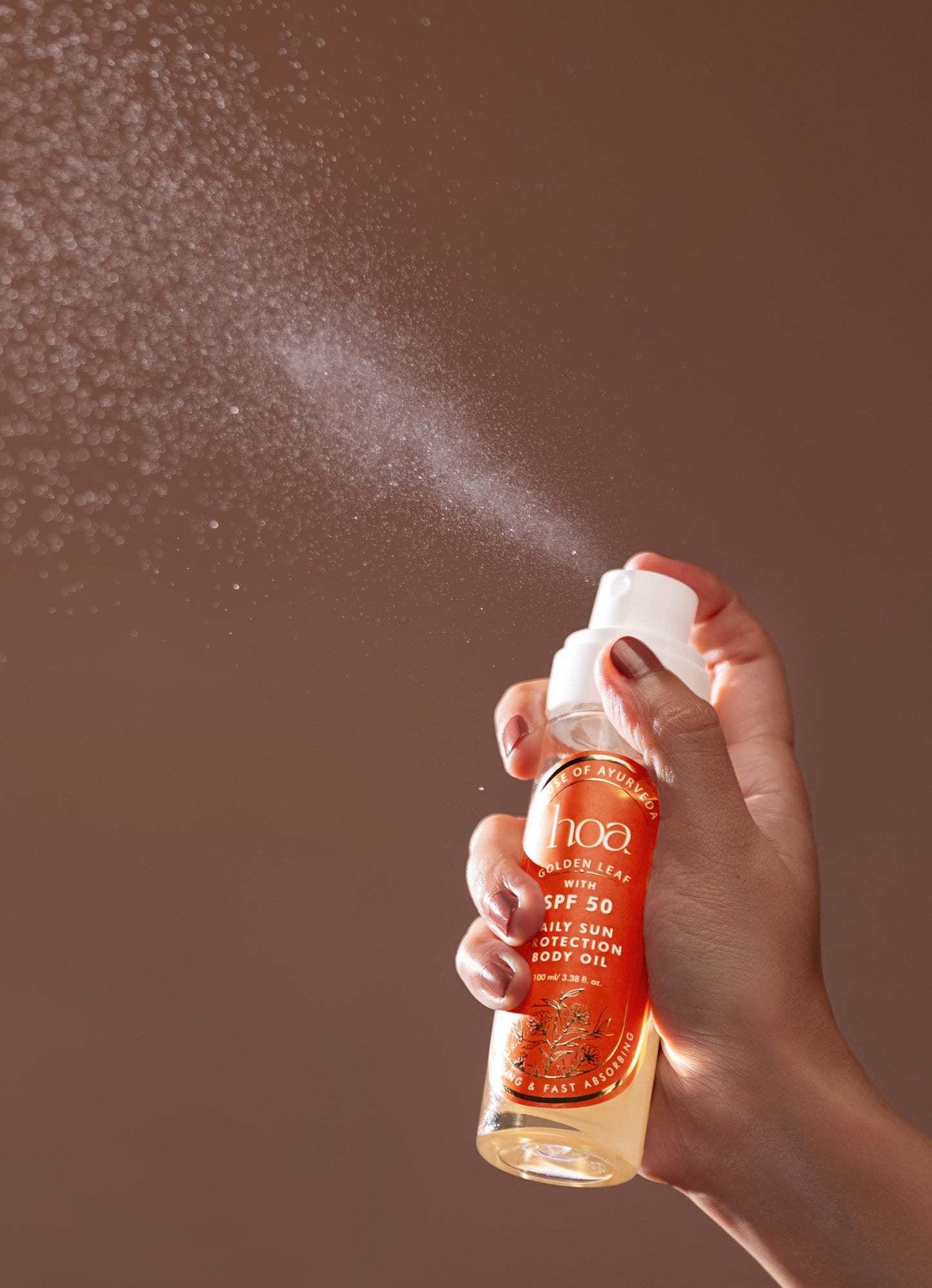 HOA Golden Leaf Daily Sun Protection Body Oil with SPF 50