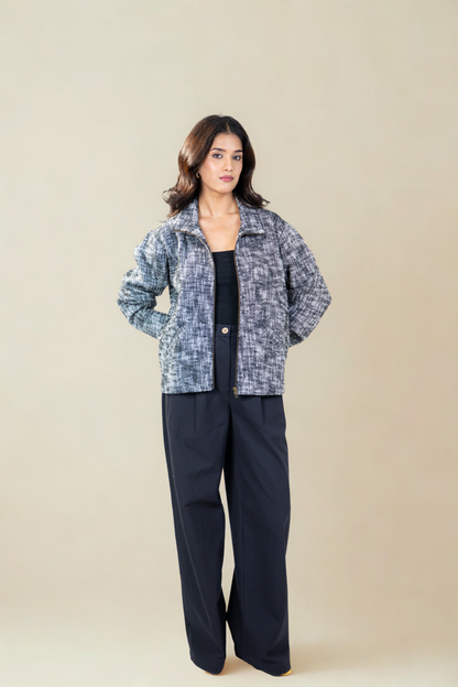 Drift Jacket - Checkered | Jacquard Fabric