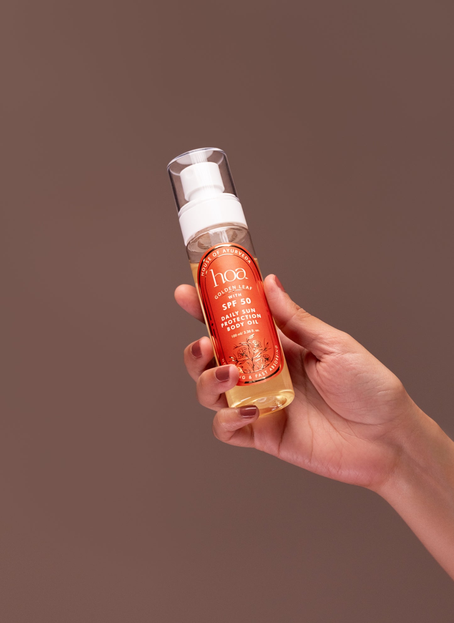 HOA Golden Leaf Daily Sun Protection Body Oil with SPF 50