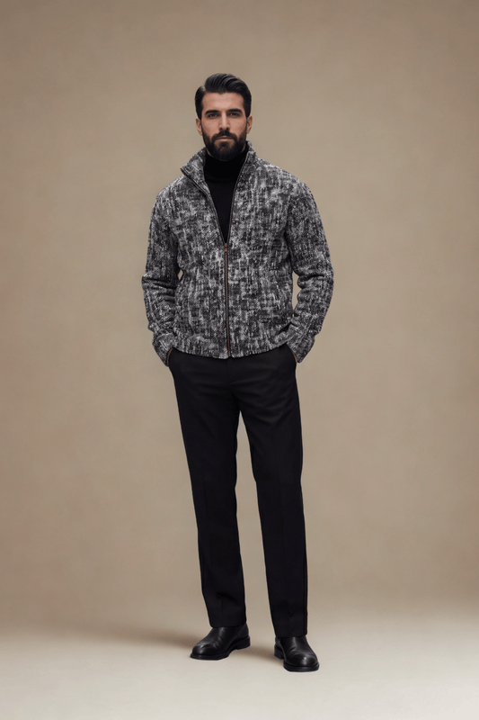 Drift Jacket | Checkered | Jacquard fabric