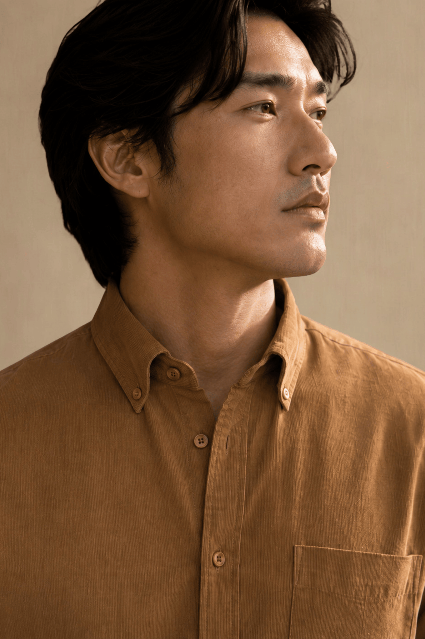 Tokyo Edit Shirt | Roasted Brown | Japanese Cotton