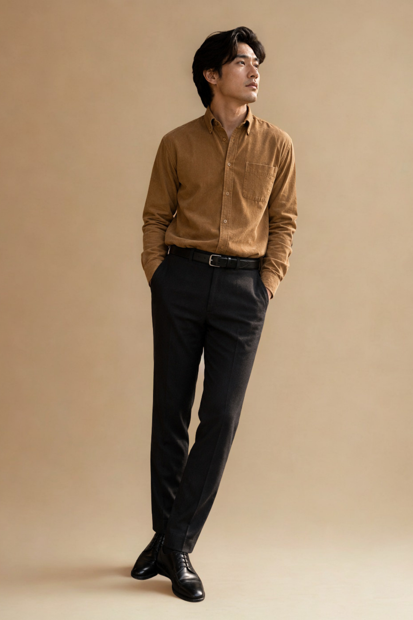 Tokyo Edit Shirt | Roasted Brown | Japanese Cotton