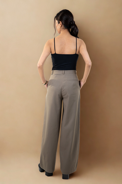 Gangnam Pants | Olive Grey | Organic Cotton Canvas