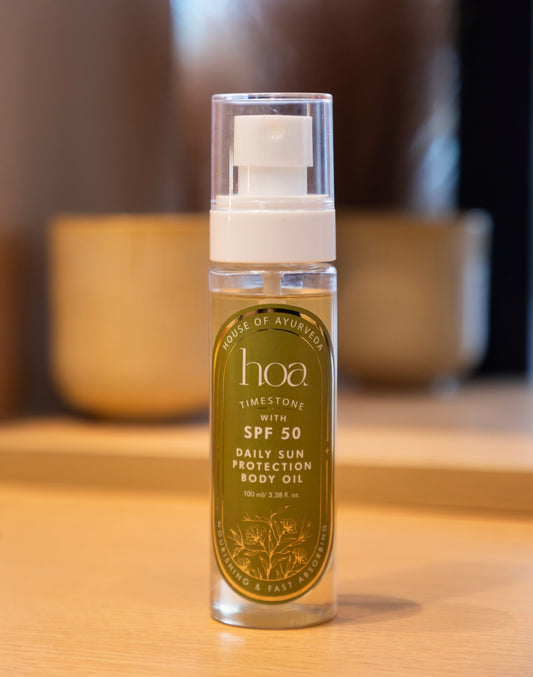 Time Stone SPF 50 Body Oil – Hydrating Glow & Sun Protection
