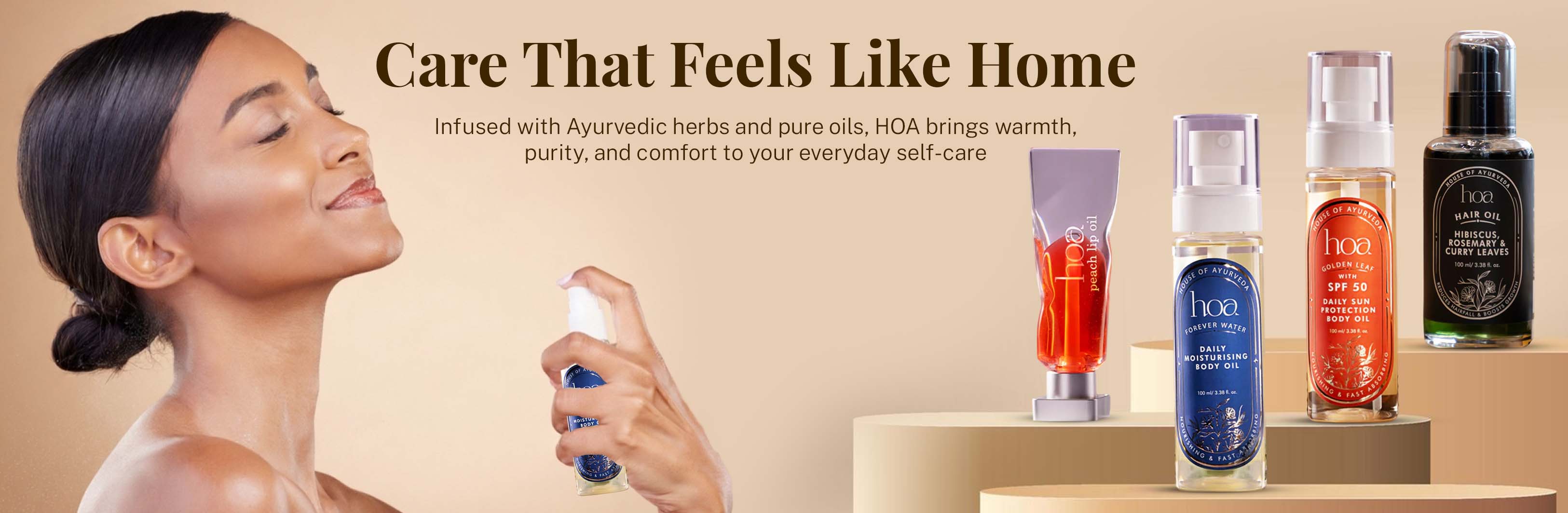 Lip oil Banner