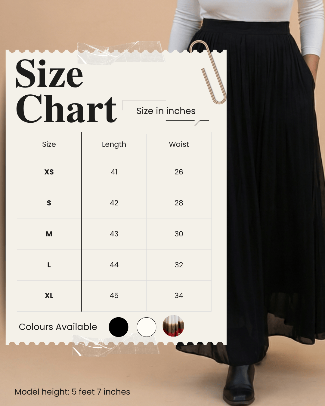 Josephine Skirt | Black Beauty | Banana Fabric