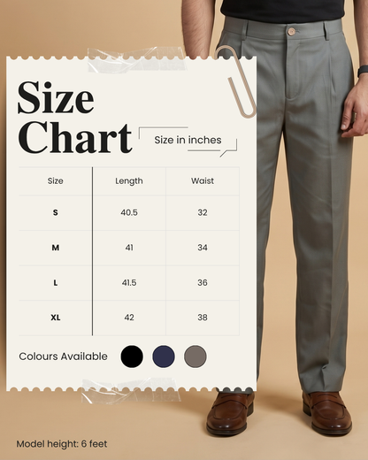 Kensington Trousers | Gunmetal Grey | Organic Cotton Canvas