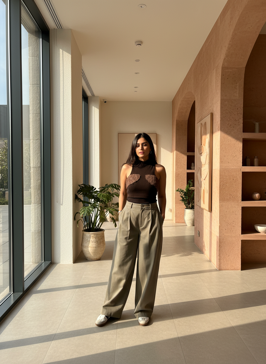 Gangnam Pants | Olive Grey