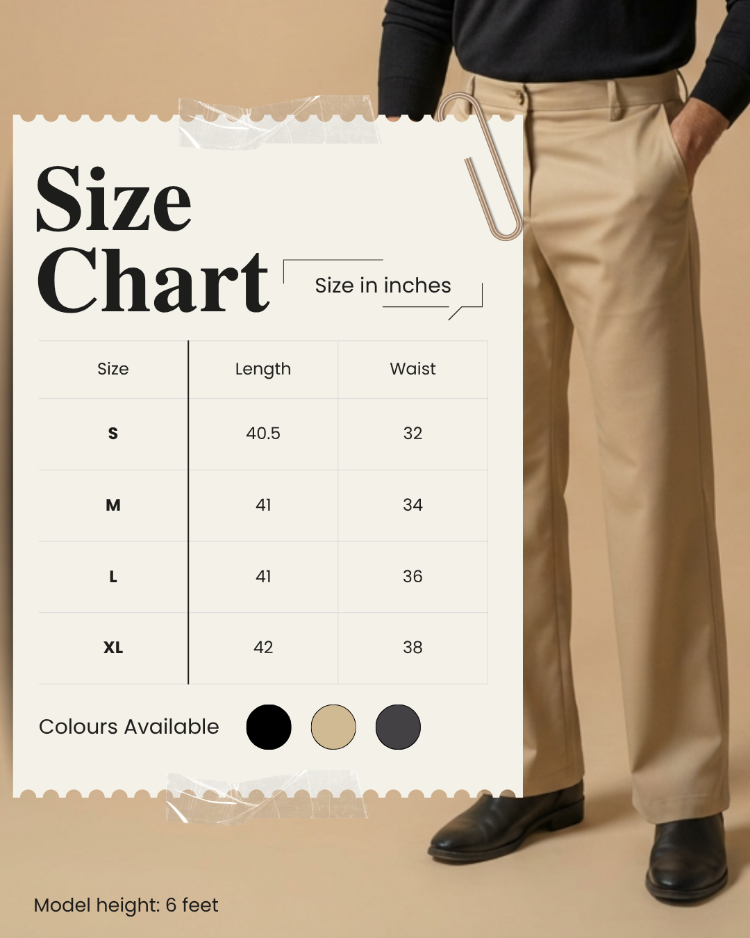Regent Trousers | Beige | Tailored Wide Leg