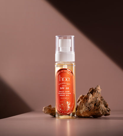 HOA Golden Leaf Daily Sun Protection Body Oil with SPF 50