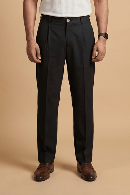 Kensington Trousers | Black | Organic Cotton Canvas