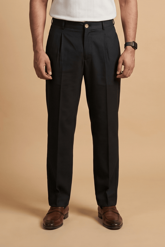 Kensington Trousers | Black | Organic Cotton Canvas