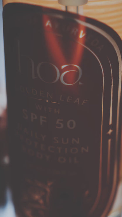 HOA Golden Leaf Daily Sun Protection Body Oil with SPF 50